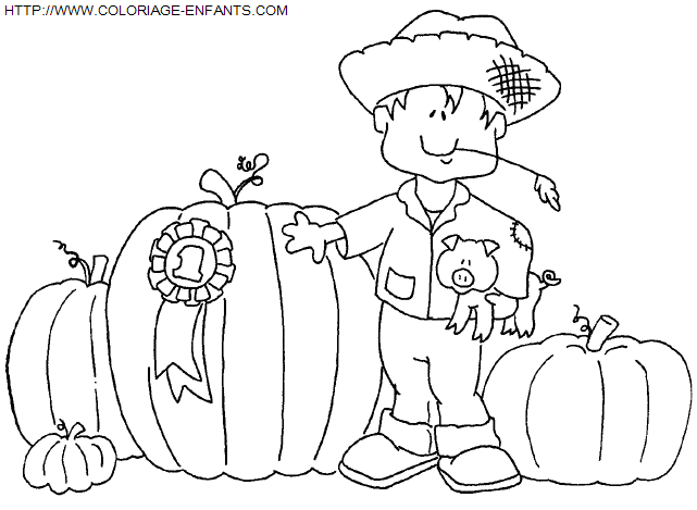 coloriage Nature Automne