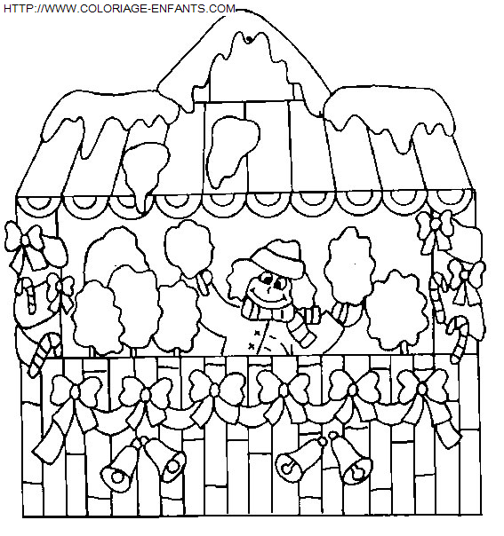 coloriage Nature Maisons