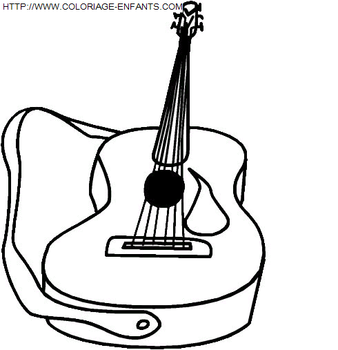 coloriage Nature Musique