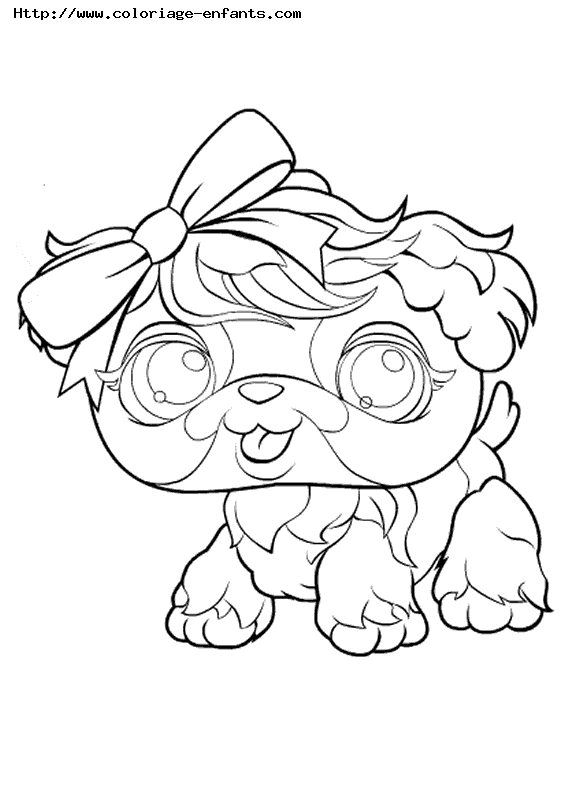 coloriage Petshop