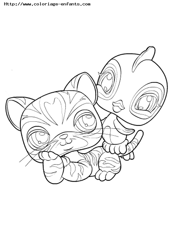 coloriage Petshop