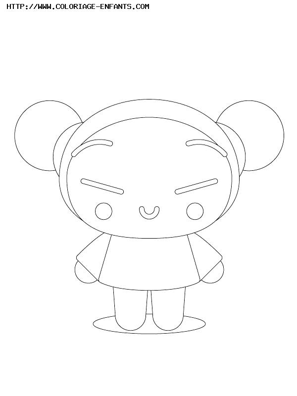 coloriage Pucca