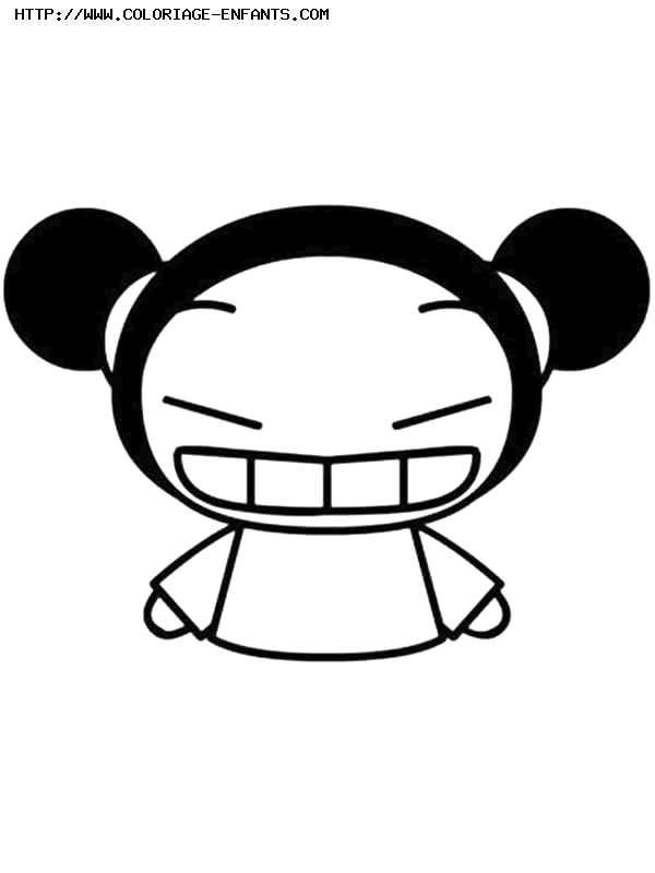 coloriage Pucca