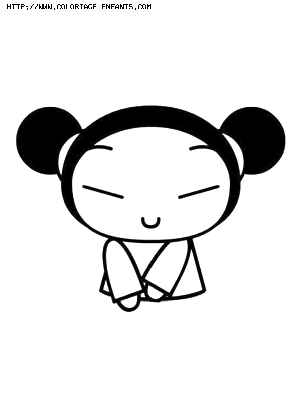 coloriage Pucca