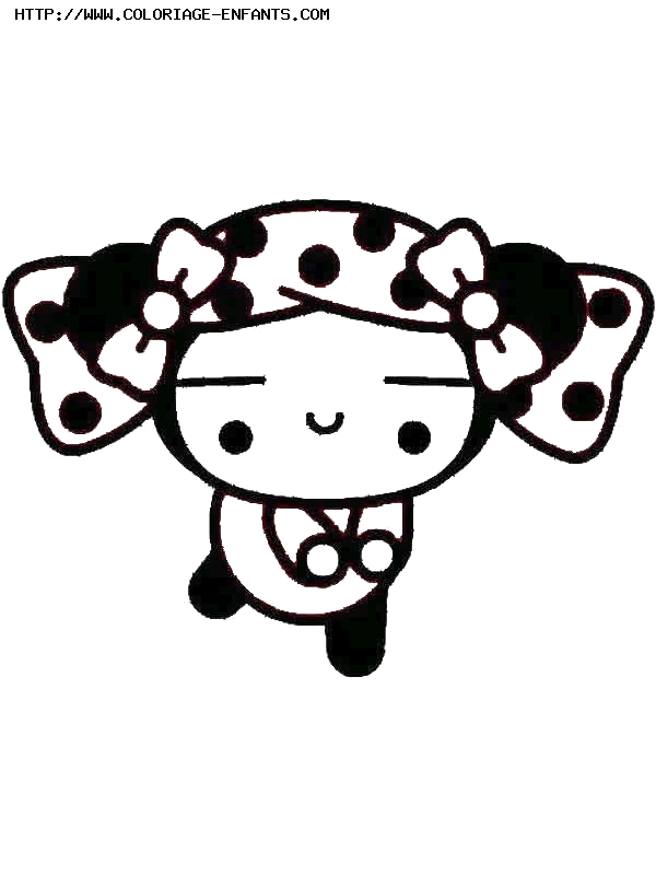 coloriage Pucca