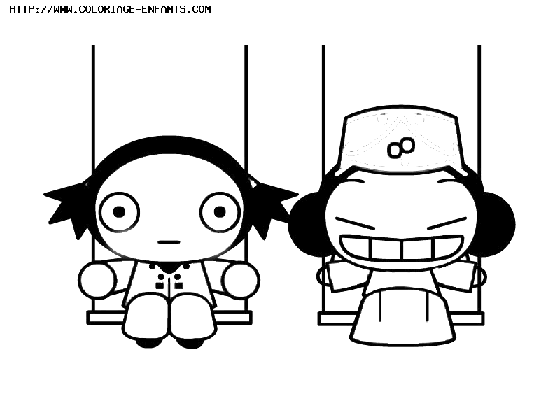 coloriage Pucca