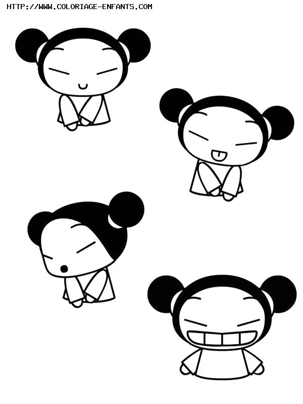 coloriage Pucca