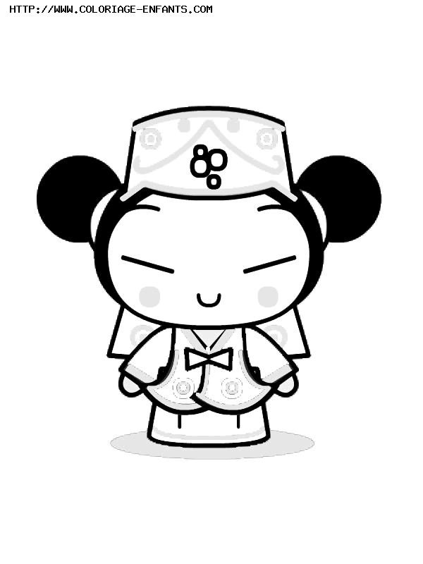 coloriage Pucca