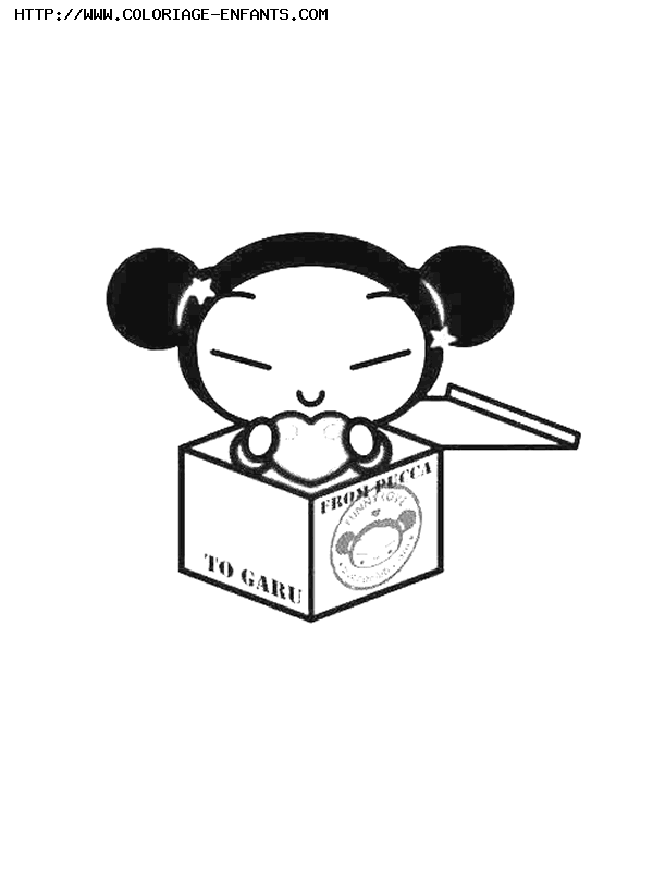 coloriage Pucca