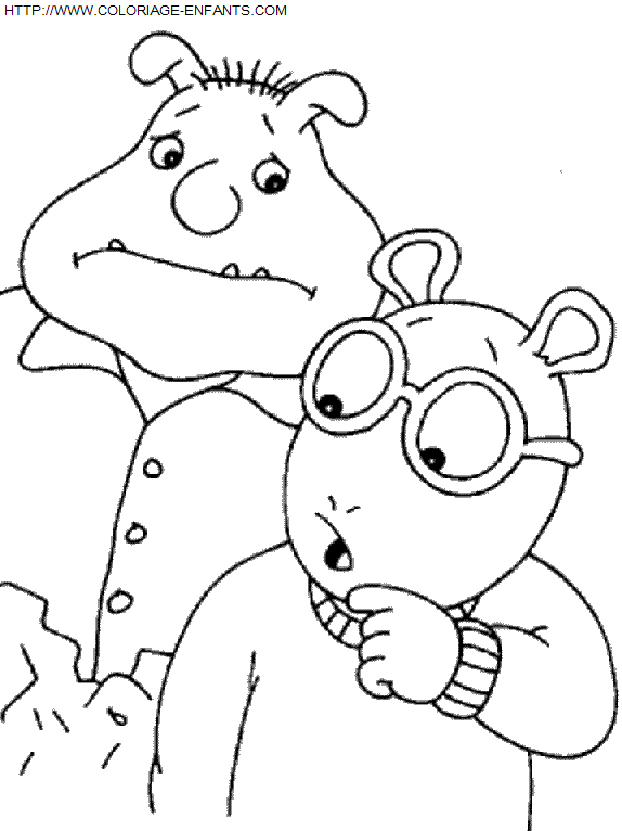 coloriage Serie Tv Arthur