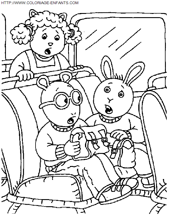 coloriage Serie Tv Arthur