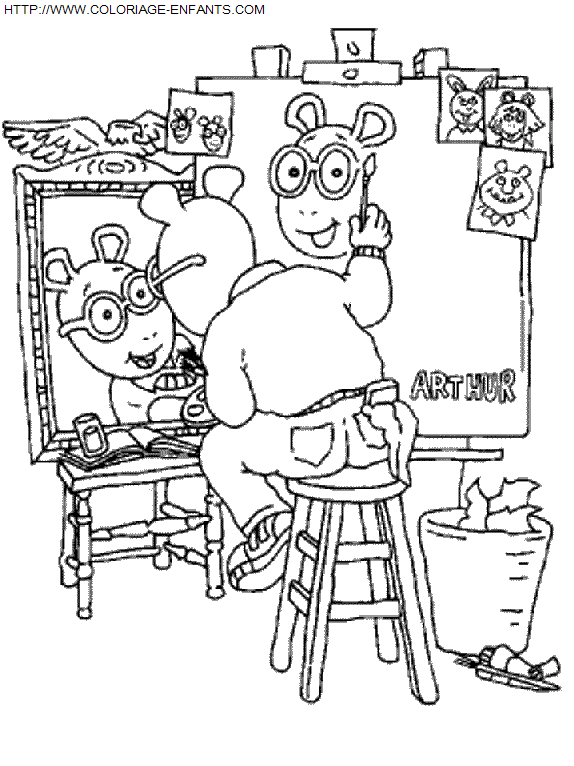 coloriage Serie Tv Arthur