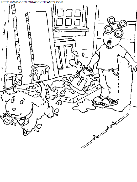 coloriage Serie Tv Arthur