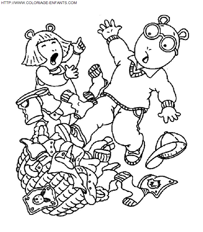 coloriage Serie Tv Arthur