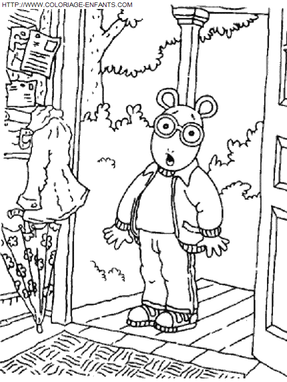 coloriage Serie Tv Arthur