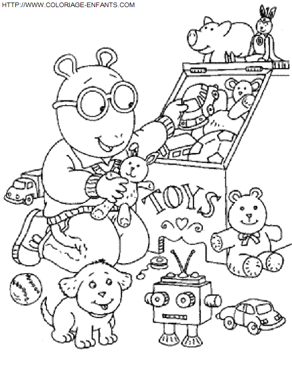 coloriage Serie Tv Arthur