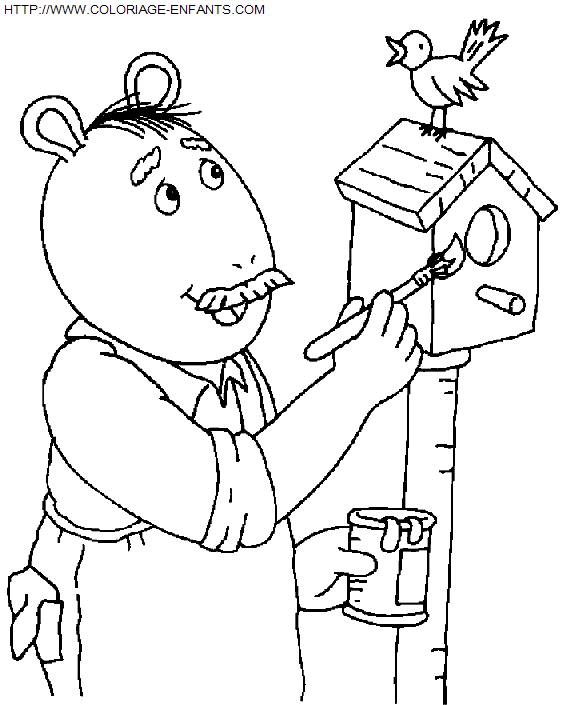 coloriage Serie Tv Arthur