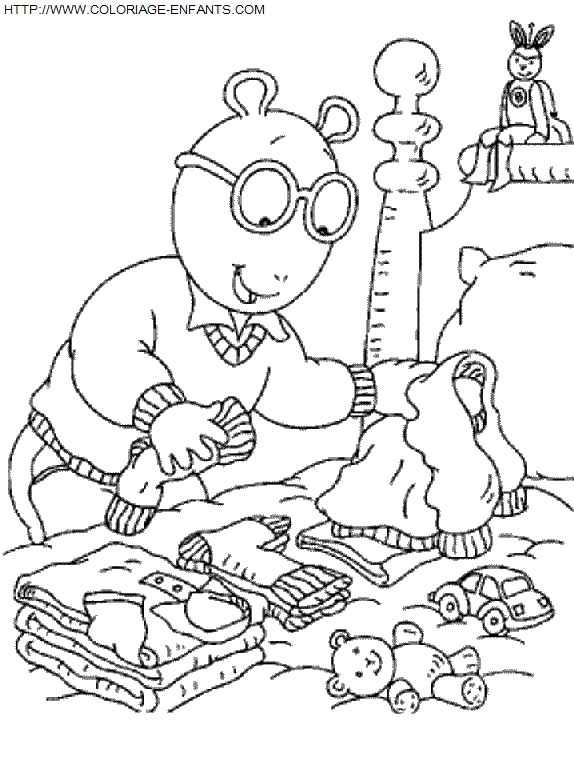 coloriage Serie Tv Arthur