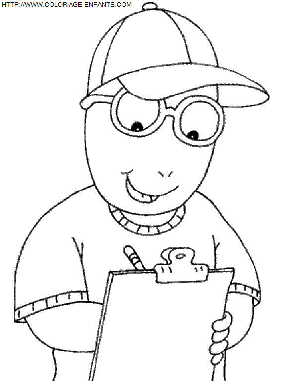 coloriage Serie Tv Arthur