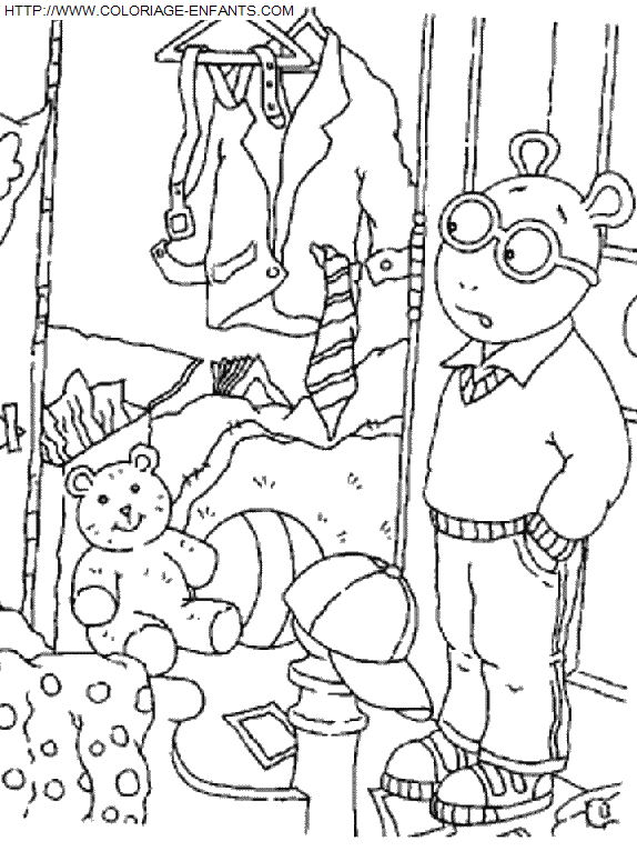 coloriage Serie Tv Arthur