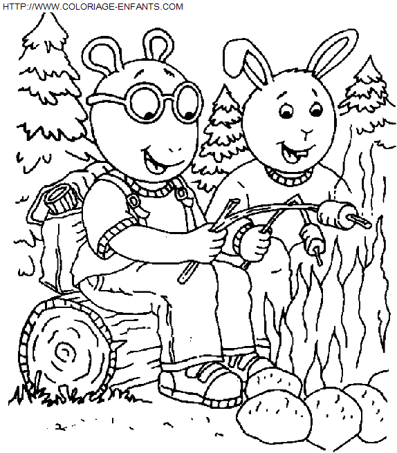 coloriage Serie Tv Arthur