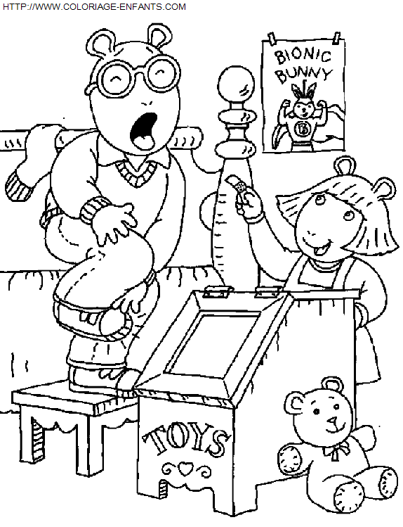 coloriage Serie Tv Arthur