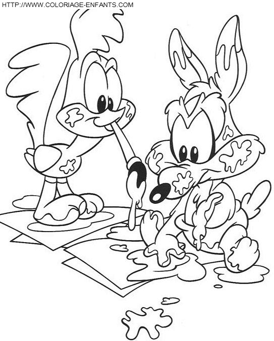 coloriage baby looney tunes