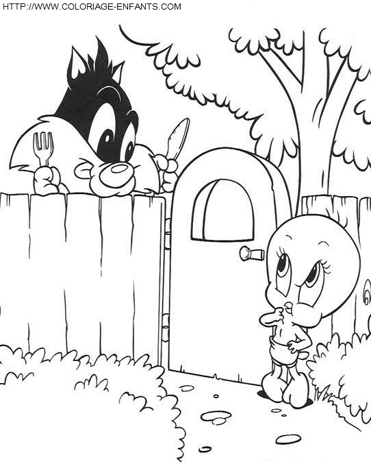 coloriage baby looney tunes