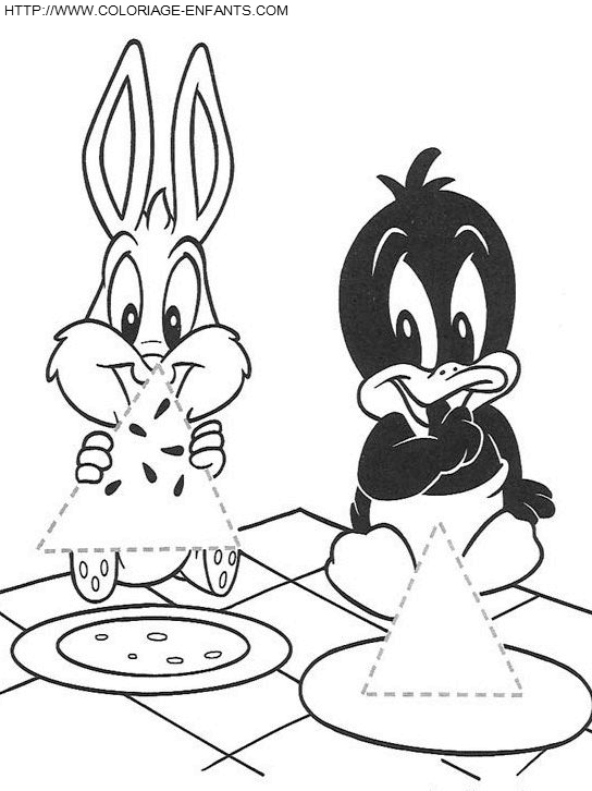 coloriage baby looney tunes