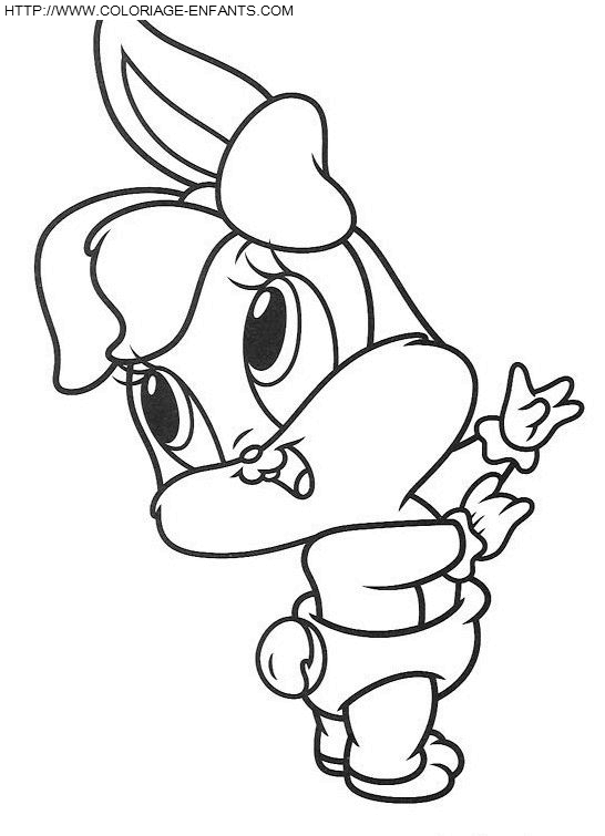 coloriage baby looney tunes