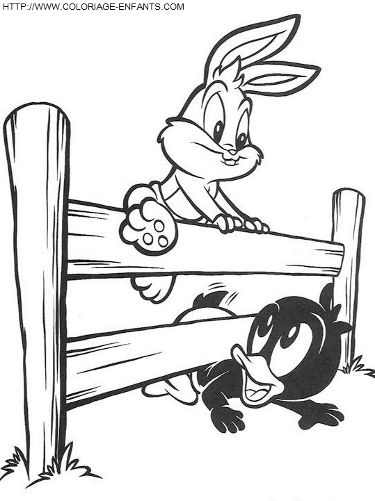 coloriage baby looney tunes