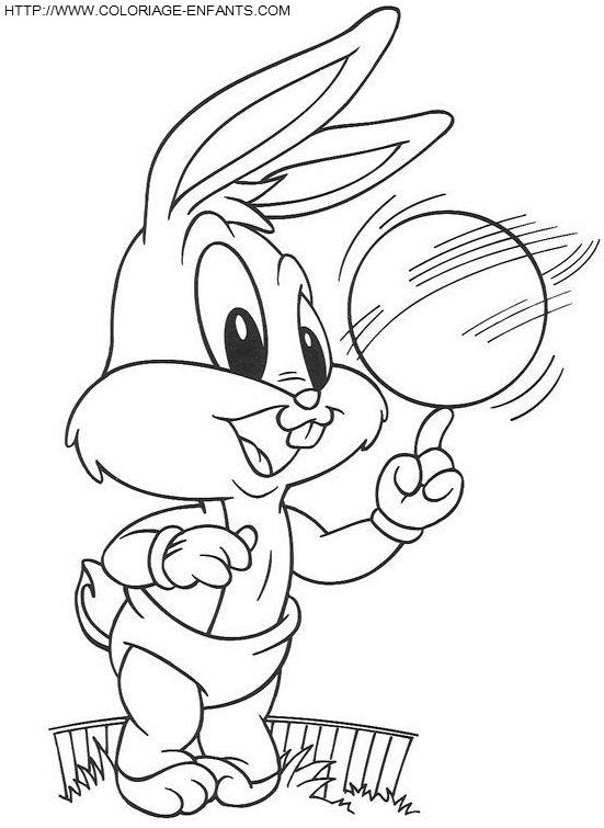 coloriage baby looney tunes