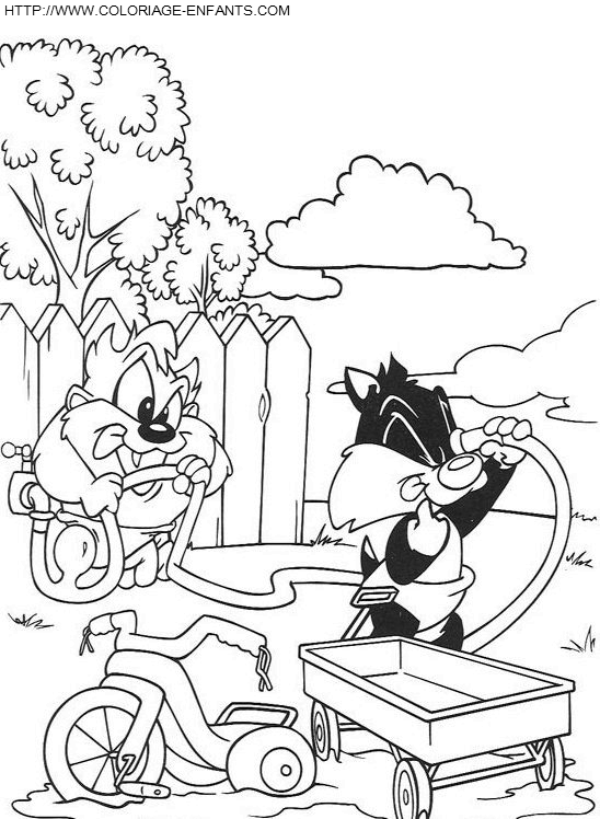 coloriage baby looney tunes