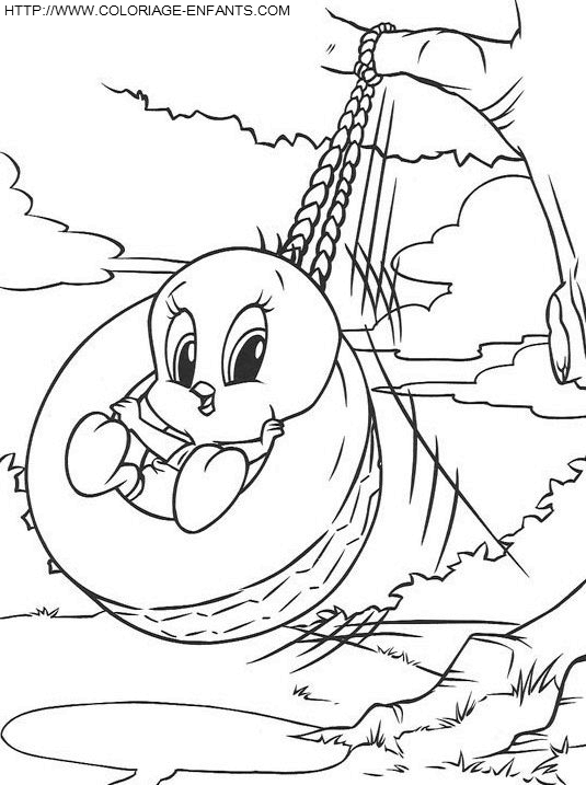 coloriage baby looney tunes