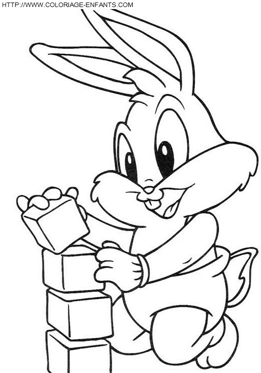 coloriage baby looney tunes