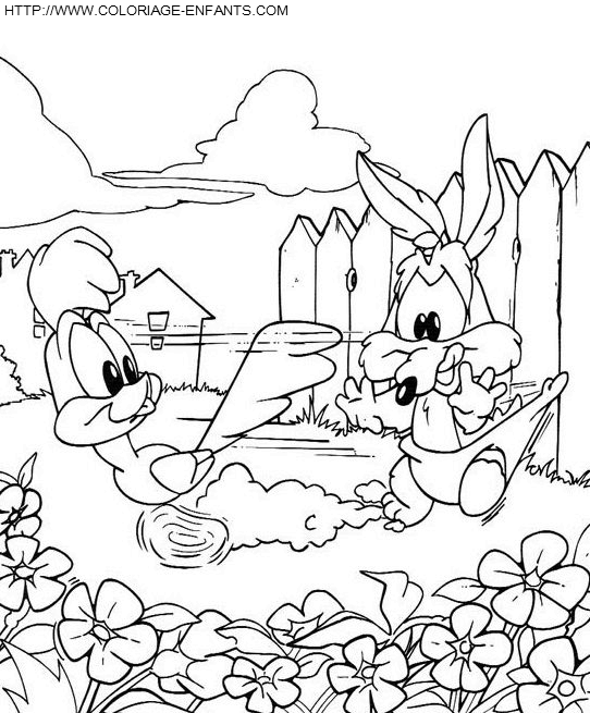 coloriage baby looney tunes