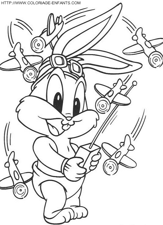 coloriage baby looney tunes