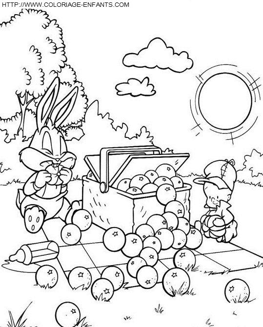 coloriage baby looney tunes