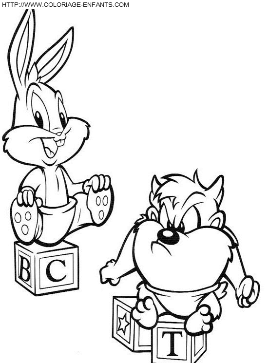 coloriage baby looney tunes