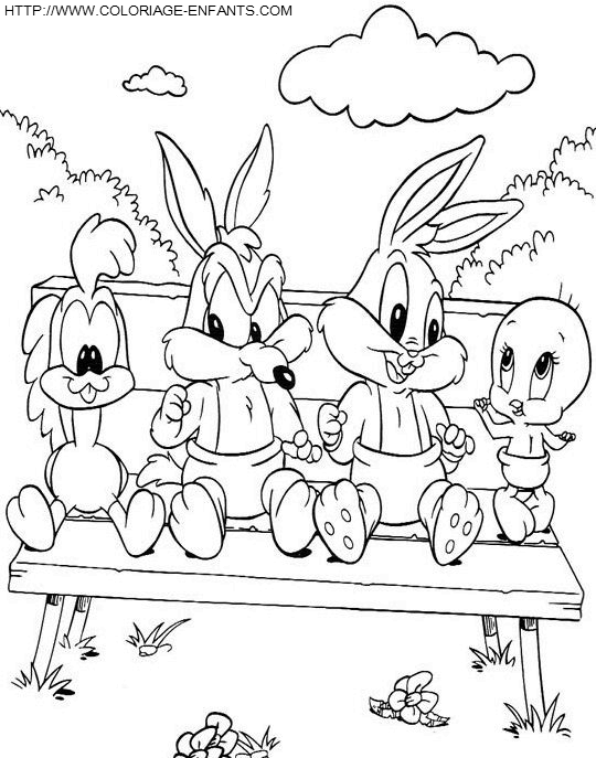 coloriage baby looney tunes