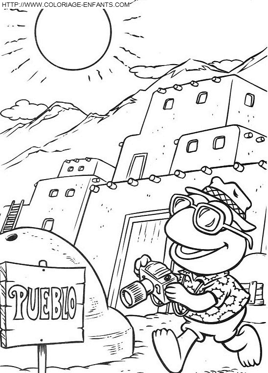 coloriage baby muppets