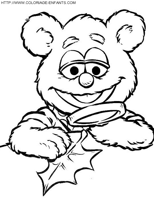 coloriage baby muppets