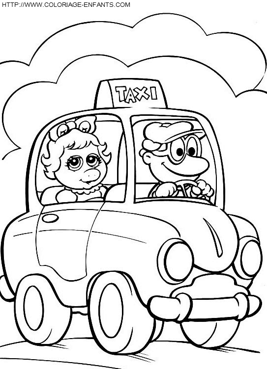 coloriage baby muppets