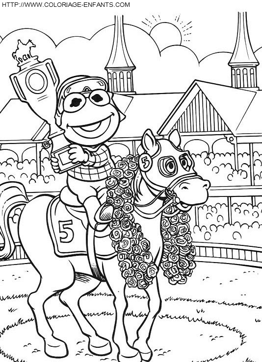 coloriage baby muppets