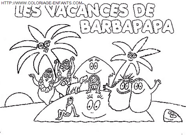 coloriage Serie Tv Barbapapa