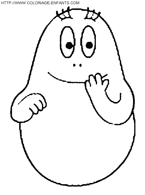 coloriage Serie Tv Barbapapa