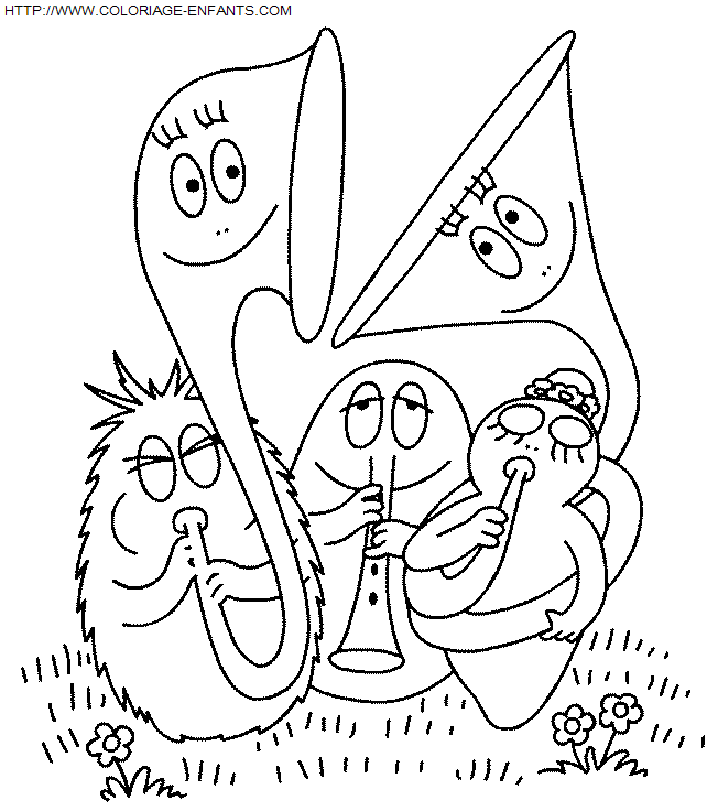 coloriage Serie Tv Barbapapa