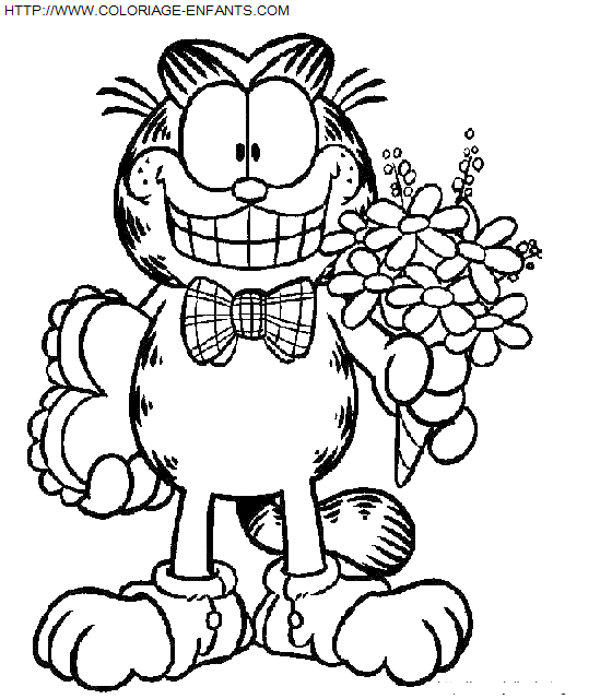 coloriage Serie Tv Garfield