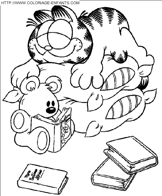 coloriage Serie Tv Garfield