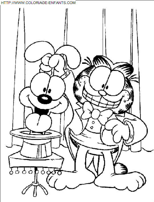 coloriage Serie Tv Garfield